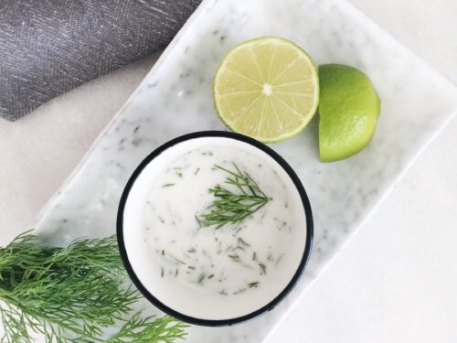 coconut cream dressing Creamy Dairy-Free Salad Dressing