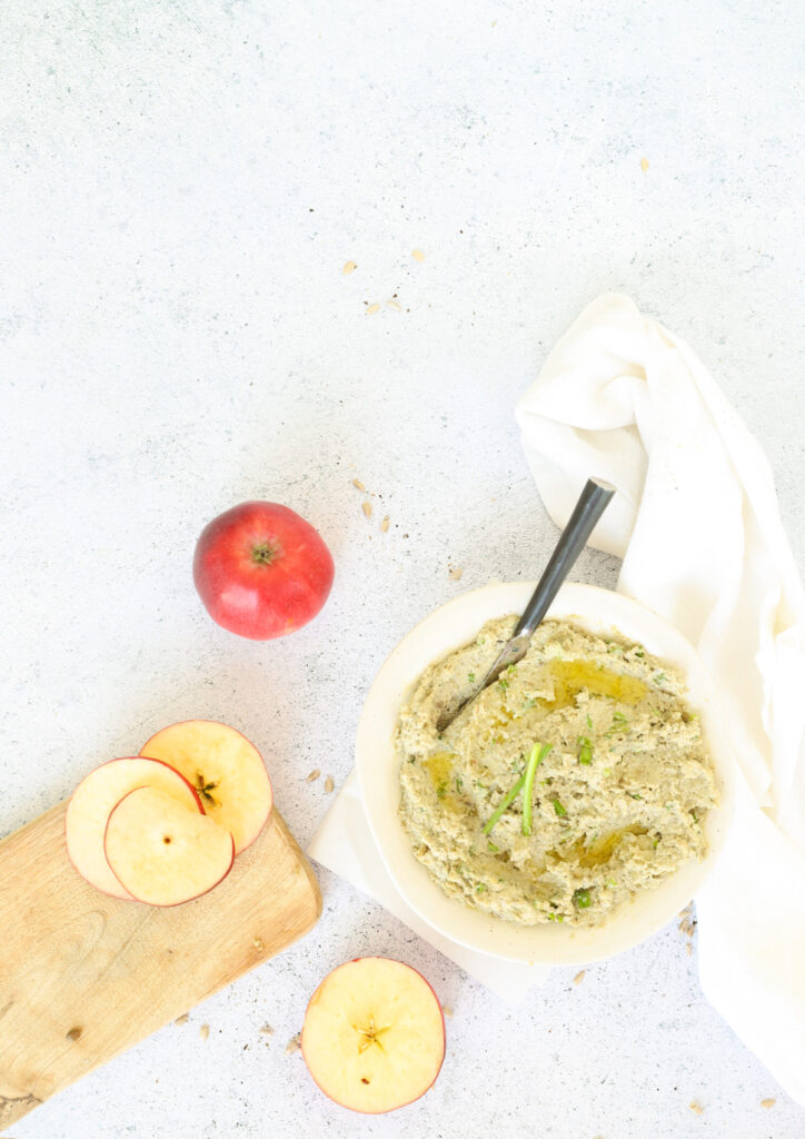 Herbed sunflower spread, a vegan dream