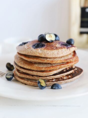 Superfood Banana Blueberry Pancake
