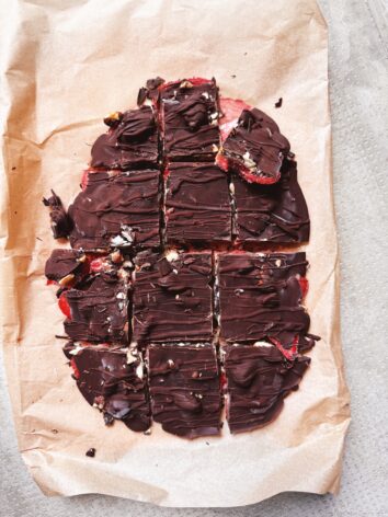 Easter chocolate bark